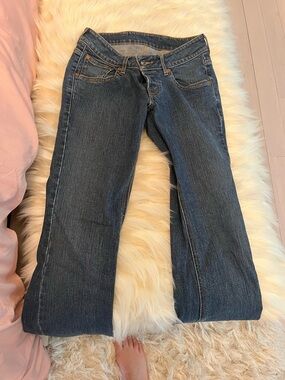 Levi's Dark Blue Flare Jeans